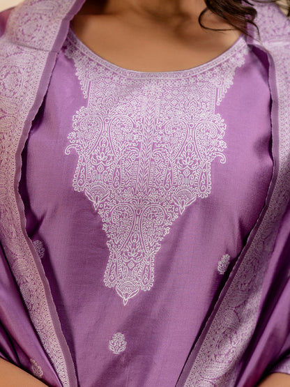 Women's Embroidered Cotton Blend Kurta Pant Sets with Dupatta - FitVibe Fashion