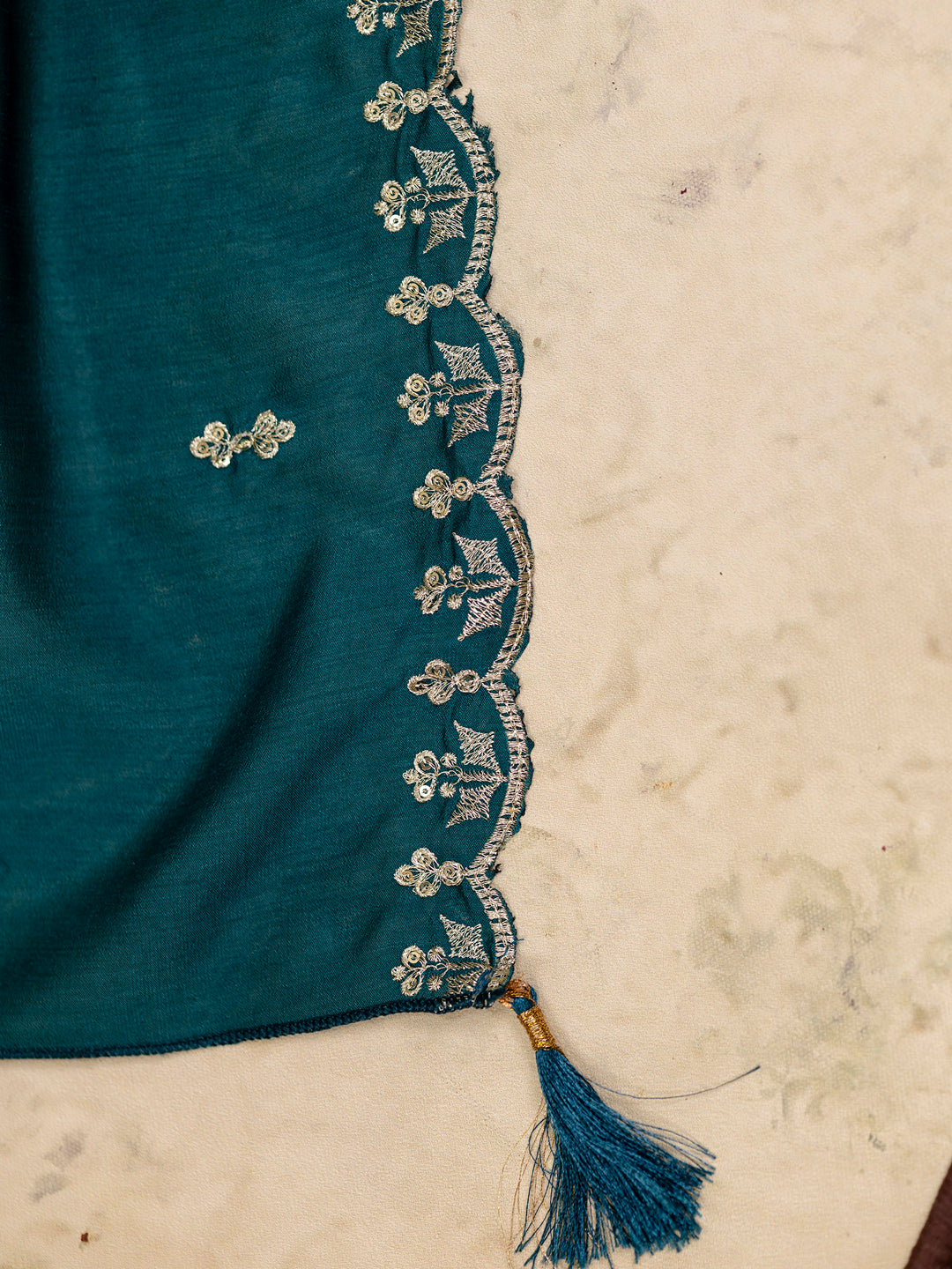 Women's Embroidered Silk Blend Kurta Pant Sets With Dupatta - FitVibe Fashion