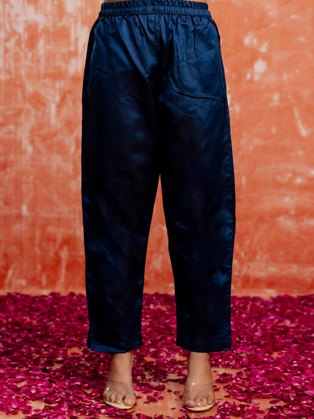 Malika Women Silk Blend Kurta Pant Dupatta Set - FitVibe Fashion