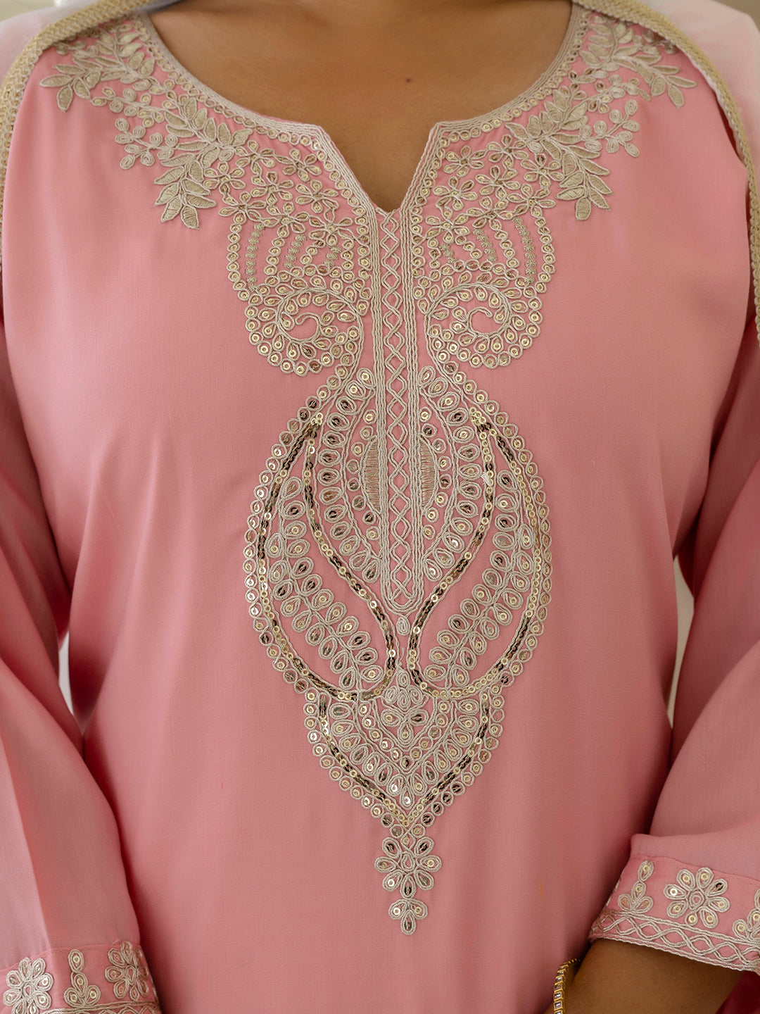 Kriti Silk Blend Women Kurta Pant with Dupatta Sets With Embroidery - FitVibe Fashion