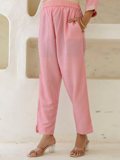 Kriti Silk Blend Women Kurta Pant with Dupatta Sets With Embroidery - FitVibe Fashion