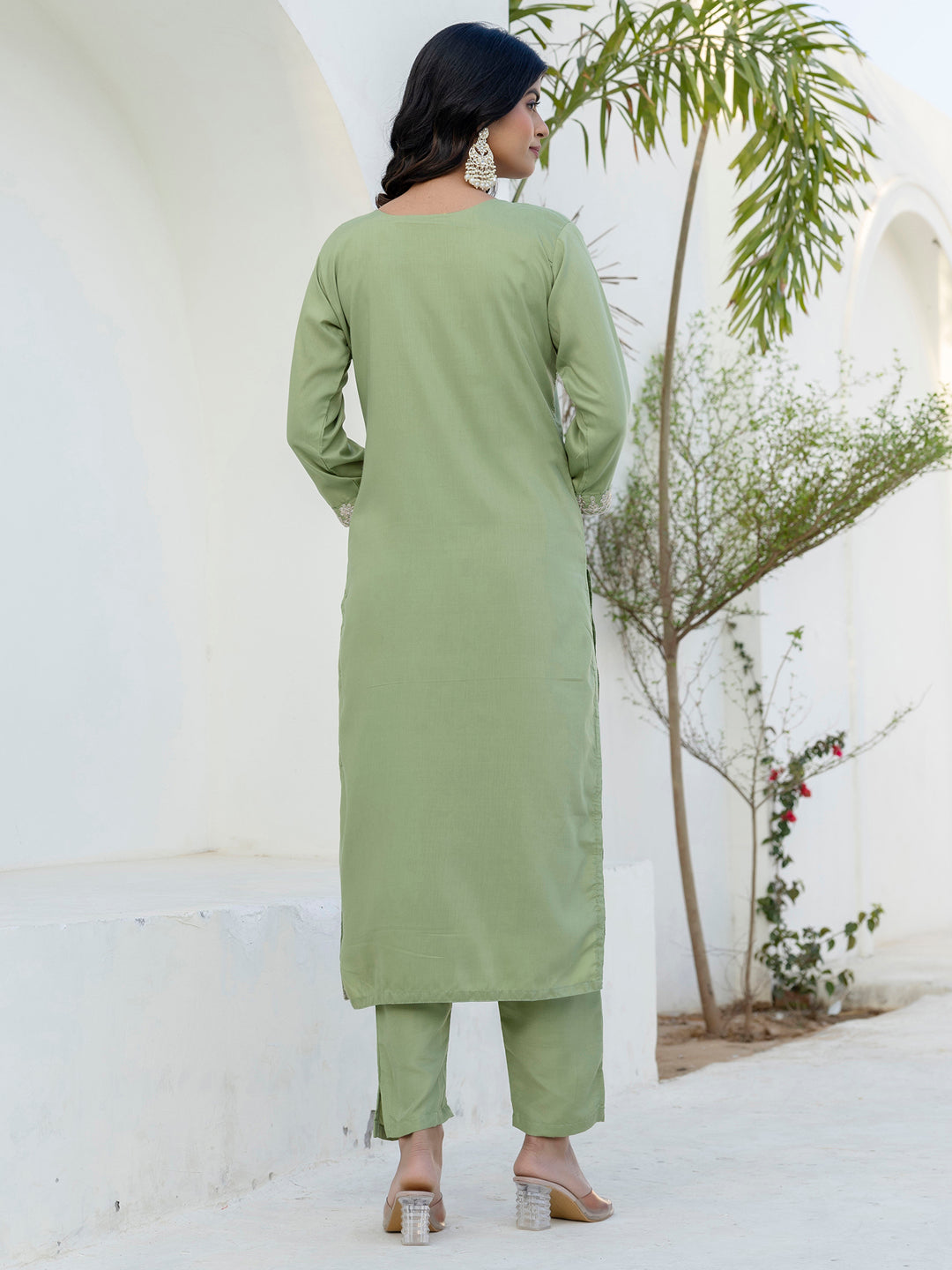 Kriti Silk Blend Women Kurta Pant with Dupatta Sets With Embroidery - FitVibe Fashion