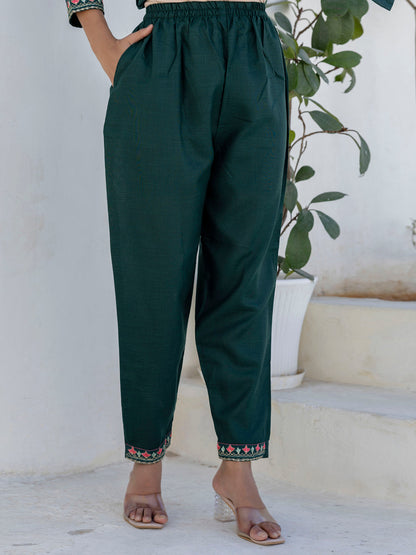 Meher Women Kurta and Trousers Pant Sets Cotton Blend - FitVibe Fashion