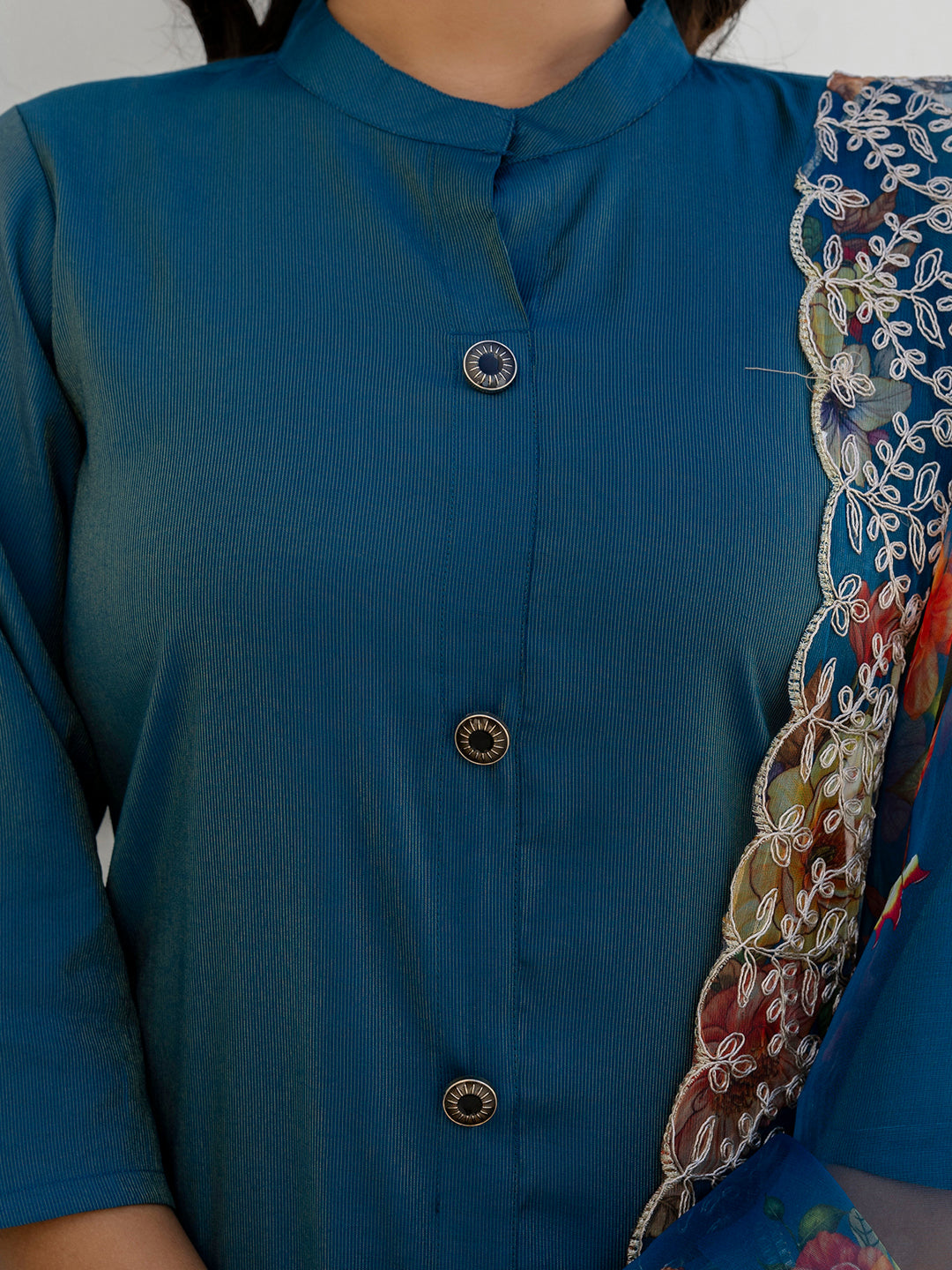 Naaz Women Kurta and Pant Sets With Dupatta shimmer Silk fabric - FitVibe Fashion