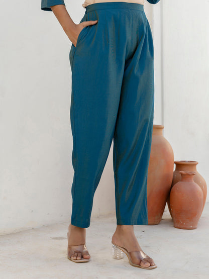 Naaz Women Kurta and Pant Sets With Dupatta shimmer Silk fabric - FitVibe Fashion