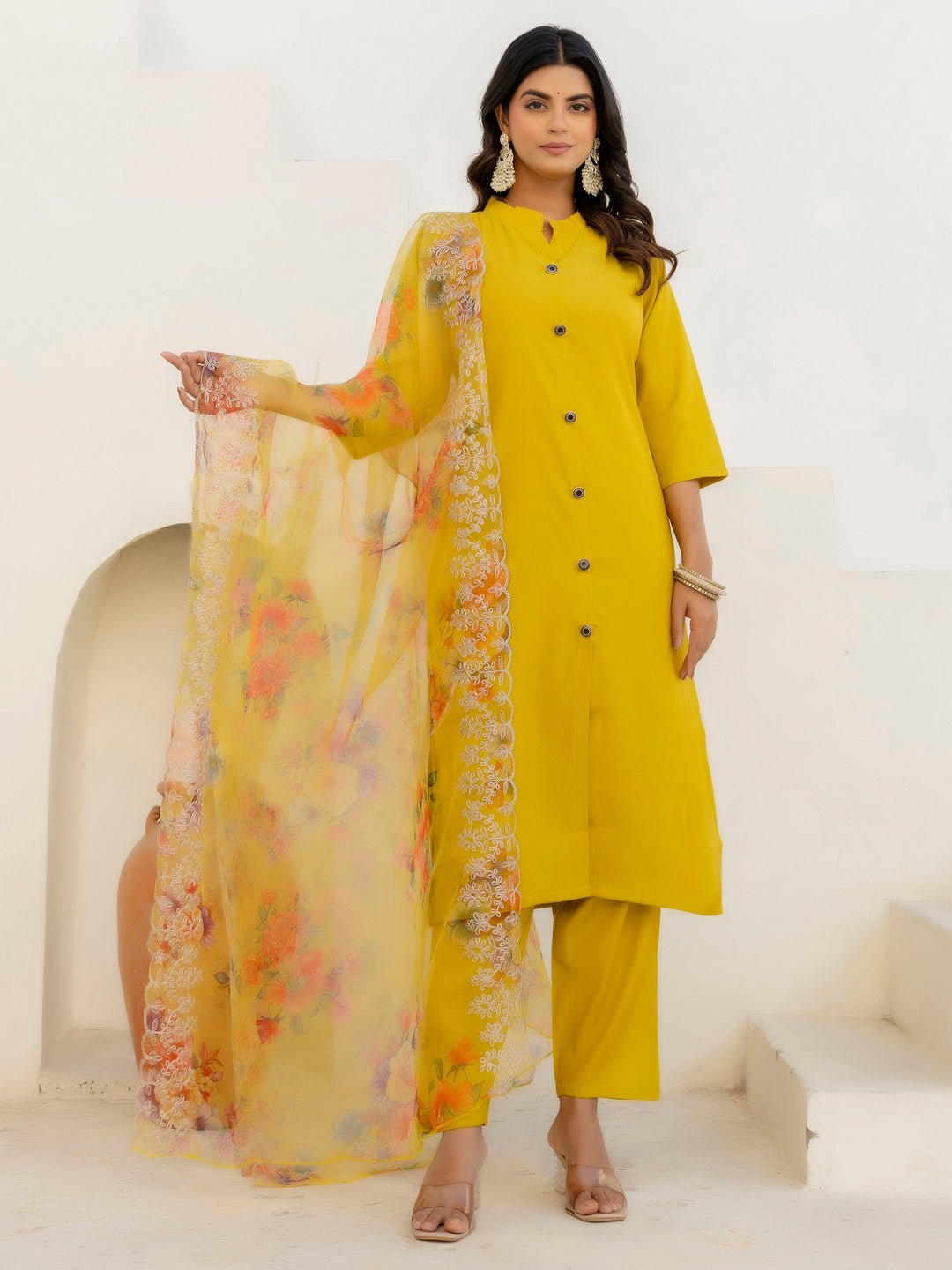 Naaz Women Kurta and Pant Sets With Dupatta shimmer Silk fabric - FitVibe Fashion