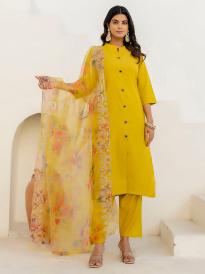 Naaz Women Kurta and Pant Sets With Dupatta shimmer Silk fabric - FitVibe Fashion