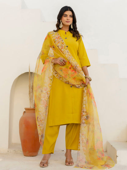 Naaz Women Kurta and Pant Sets With Dupatta shimmer Silk fabric - FitVibe Fashion