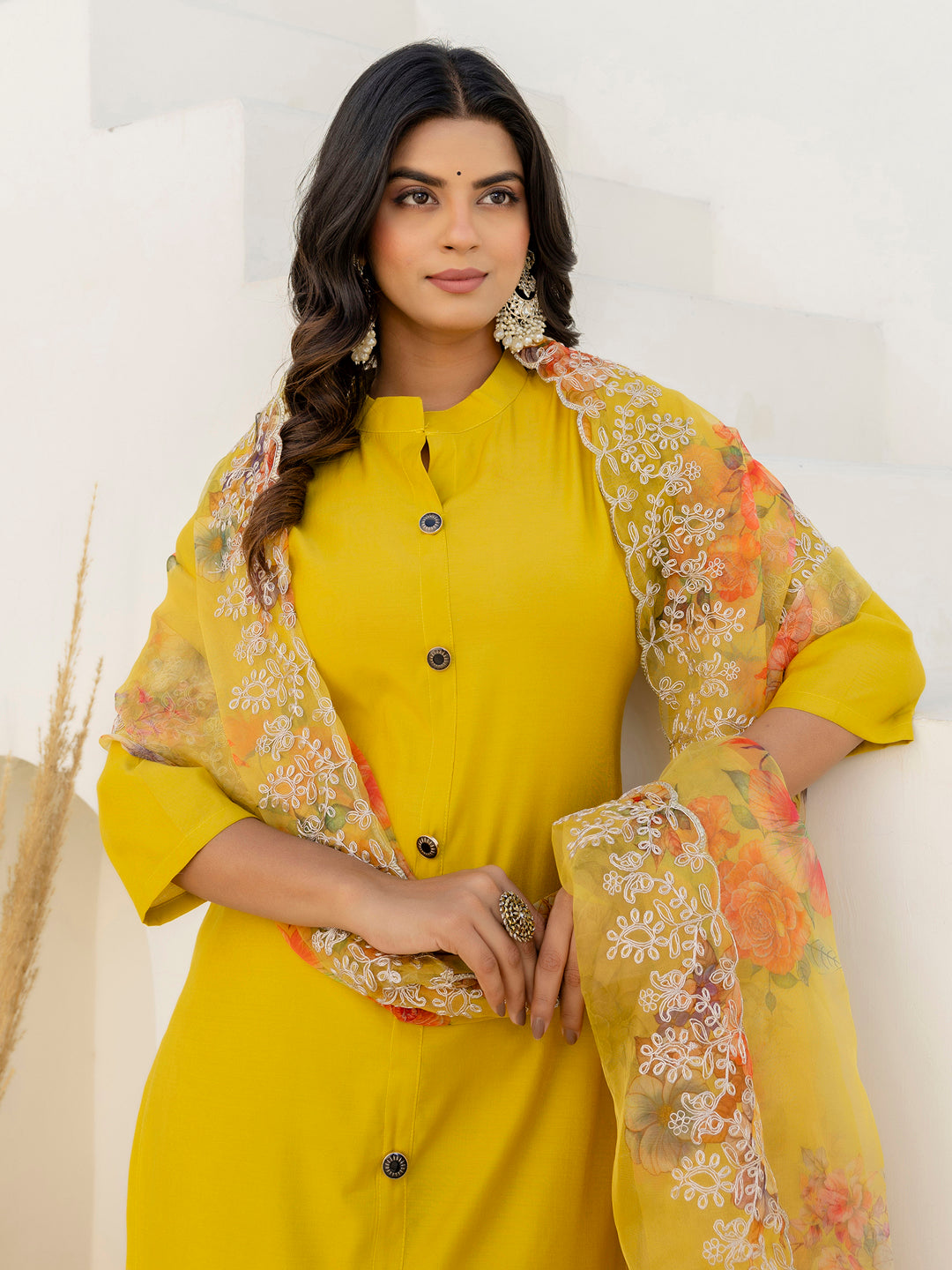 Naaz Women Kurta and Pant Sets With Dupatta shimmer Silk fabric - FitVibe Fashion