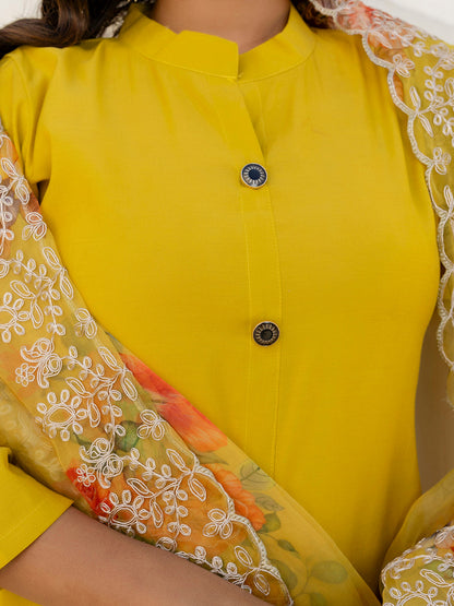 Naaz Women Kurta and Pant Sets With Dupatta shimmer Silk fabric - FitVibe Fashion