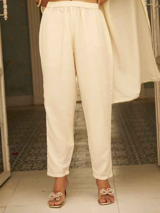 Vaani Anarkali Kurta and Pant Dupatta Set - FitVibe Fashion