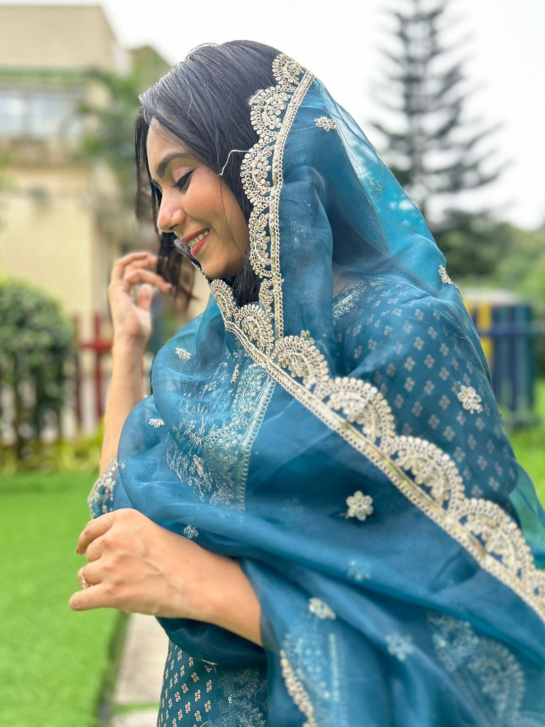 Shagun Women Kurta and Pant Sets Muslin Print Fabric - FitVibe Fashion